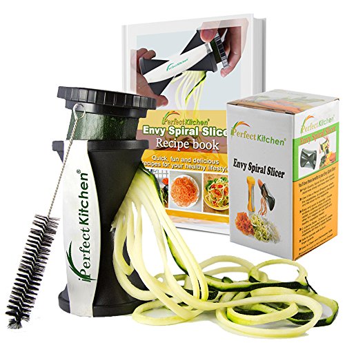 Buy Spiralizer Envy Spiral Slicer, Vegetable Cutter, Zucchini Spaghetti Pasta Maker, Lifetime Guarantee