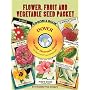 Flower, Fruit and Vegetable Seed Packet CD-ROM and Book (Full-Color Electronic Design Series)