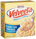 Kraft Velveeta Shells & Cheese, Original Family Size, 24-Ounce Boxes (Pack of 4 )