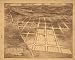 Birds eye view of Barnes & Weaver's addition to Brookland / [drawn by] Gedney & Roberts., large historic panoramic map reprint 45x36