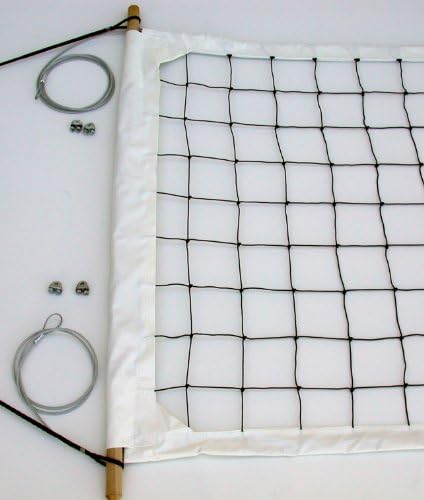 Volleyball Net, Aircraft Cable Top and Bottom - USL