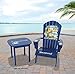 Margaritaville Outdoor Patio Wood Adirondack Chair, Castaway Bay