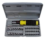 Inland 05202 Pro 41 Pcs. Bit and Socket Set
