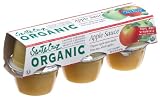 Santa Cruz Organic Apple Sauce, 6 Count 4-Ounce Cups (Pack of 6)