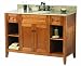 Foremost TRIA4822D 48-Inch Exhibit Vanity, Cinnamon Maple