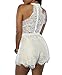 Zestway Women's Summer Sleeveless Lace Club Party Romper