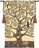 Pure Country Weavers Klimt Tree Of Life Woven Wall Tapestry [Kitchen]