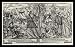 Albrecht Schmid (&Acirc;&raquo;Ten biblical scenes," gift from heaven and the serpent miracle) White Wood-Mounted Art Poster Print - 13" X 19"