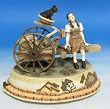 Wizard of Oz - Dorothy & Toto on Wagon - Figurine