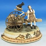 Wizard of Oz - Dorothy & Toto on Wagon - Figurine