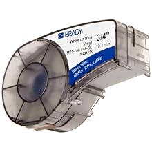 Brady M21-375-595-WT Mobile Printer Cartridge for BMP21, ID PAL, and LABPAL Label Printer Labels