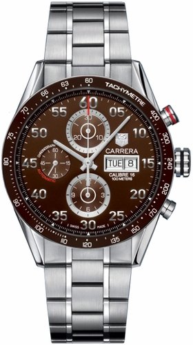 TAG Heuer Mens CV2A12.BA0796 Carrera Chronograph Watch