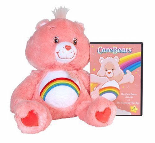 Childrens Toyshop  Toys : Care Bear Floppy Pose w/ DVD Cheer