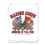 iPad 2 Case White of Marine Corps Semper Fi Til I Die