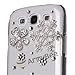 ArmyBee inc Samsung Galaxy S3 Case Bling Crystal Winter Christmas Snowing Snowflake Design (Fits:Samsung Galaxy S3 / III / i9300, Package includes: 1 X ArmyBee Screen Protector, Extra Rhinestone)