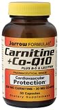 Jarrow Formulas - Carnitine + Co-Q10 + B5, 30mg, 50 capsules
