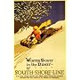 WINTER SPORT SNOW SOUTH SHORE LINE CHICAGO ILLINOIS SMALL VINTAGE POSTER REPRO