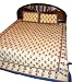 3 Pc Set Desiner Bed Sheet Block Print in Cotton King/queen Size From India 108"