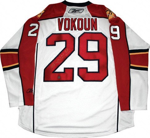 Tomas Vokoun Florida Panthers Autographed Replica Jersey