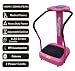 KMS 2011 Pink Crazy Fit Vibration Massage Plate 2500W Peak Power 99 Speed Range with MP3 Loudspeaker and 2 Free Power Cords 150kg Max User Weight