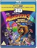 Madagascar 3: Europe's Most Wanted (Blu-ray 3D + Blu-ray + DVD + Digital Copy) [Region Free]