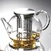 Teekanne 1 ltr. mit Edelstahldeckel und -sieb CONCEPT TEA GOOD MOOD Jenaer Glas