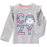 GYMBOREE(ジンボリー) コージーカブティ ヘザーグレー トップス長袖Tシャツ 4歳【並行輸入】