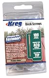 KREG SDK-C2W-100 2-Inch, #8 Coarse, Deck Screw, 100 Ct
