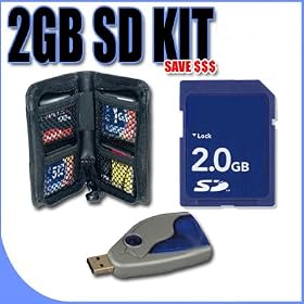 2GB SD Memory Card Secure Digital BigVALUEInc Accessory Saver Bundle for Fuji Fujifilm... by BigVALUEInc