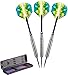 Elkadart Prism Steel Tip Darts with Storage/Travel Case, 23 Grams