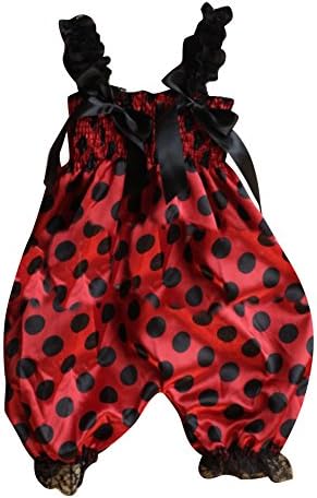 DanDe Baby's Girl Lace Petti Ruffle Rompers Newborn Infant One-Piece Jumpsuit for 6-12M