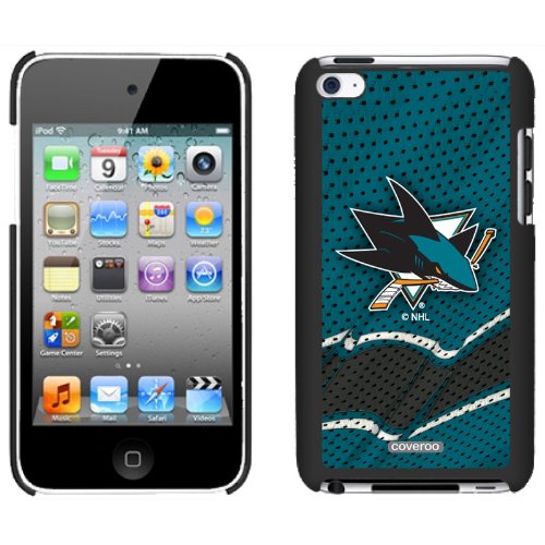 NHL San Jose Sharks - Home Jersey design on iPod Touch 4G Snap-On Case by Coveroo