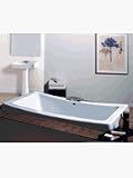 Jacuzzi ED75959 Allusion 7242 Whirpool Bath with 2-Speed Motor, White