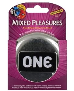 One Condoms One Mixed Pleasures, 3 Count