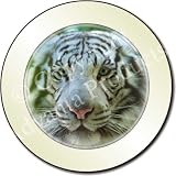 WHITE TIGER on Green Tax Disc Holder