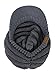 Jiaolun Charcoal Cable Ribbed Knit Beanie Hat w/Visor Brim – Chunky Winter Skully Cap