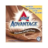 51%2BAVJZxmwL. SL160  Atkins Read To Drink, Milk Chocolate Delight, 11 Ounce Tetra Box (Pack of 12)