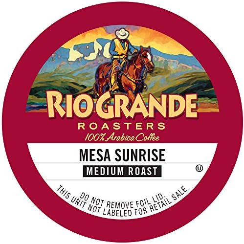 Rio Grande Roasters Decaf Mesa Sunset Single Serve K-Cup, 24 Count (Compatible with 2.0 Keurig Brewers) (Pack of 4)
