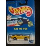 #267 Olds 442 W-30 7-spoke Chrome Base Collectible Collector Car Mattel Hot Wheels by Hot Wheels