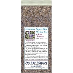 Lavender Super Blue Herbal Tea - 1/8 Lb