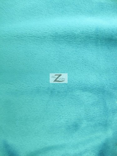 SOLID MINKY FABRIC - Turquoise - 58