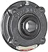 Sealmaster MFCD-24 Medium Duty Piloted Flange Cartridge, 4 Bolt, Regreasable, Felt Seals, Double Setscrew Locking Collar, Cast Iron Housing, 1-1/2" Bore, 5-1/4" Overall Length, 3-3/32" Bolt Hole Spacing Width, 7/16" Flange Height, ?2 Degrees Misalignment Angle