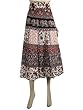 Wrap Skirts for Women Elephant Print Cotton Wrap Around Skirt