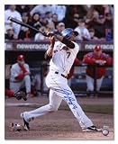 Jose Reyes New York Mets - Hitting - Autographed 16x20 Photograph