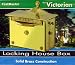 Tools & Hardware : HOME IMPRESSIONS MB663 VICTORIAN SOLID BRASS LOCKING MAILBOX