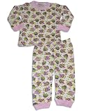 Carter's Watch the Wear - Toddler Girls Long Sleeve Cupcakes Thermal Set, White, Pink (Size 2T)