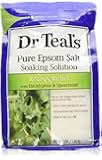 Dr. Teals Epsom Salt Soaking Solution Refresh & Renew with Rosemary and Mint (one 3LB Bag)