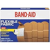 Johnson & Johnson Flexible Fabric Adhesive Bandages, 1 x 3, 100 per Box