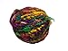 KNITSILK Recycled Sari Silk Yarn - Bulky Yarn - Multicolor (100 Grams) | Great for Knitting, Crochet