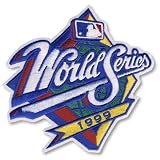 1999 World Series MLB Baseball Sleeve Jersey Patch - New York Yankees over Atlanta Braves